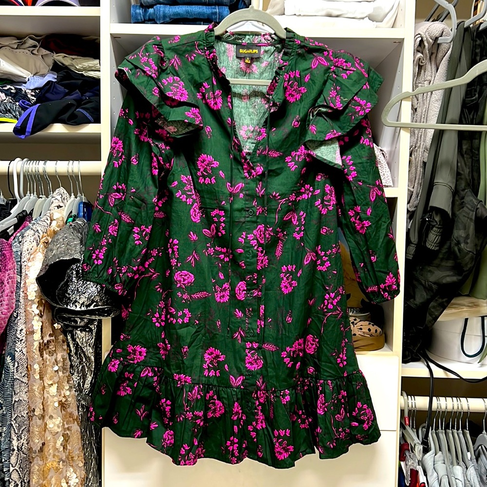 New never worn long sleeve dress size small